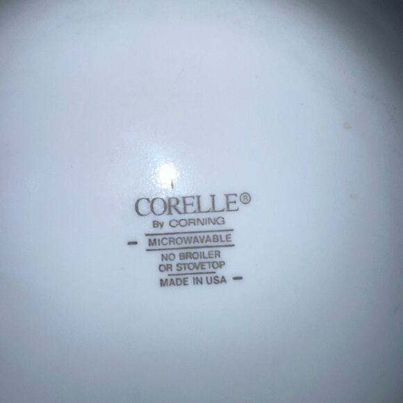 Vintage Corning Corelle COUNTRY COTTAGE Blue Salad Bread Dessert Plates Set Of 8 - Picture 2 of 4